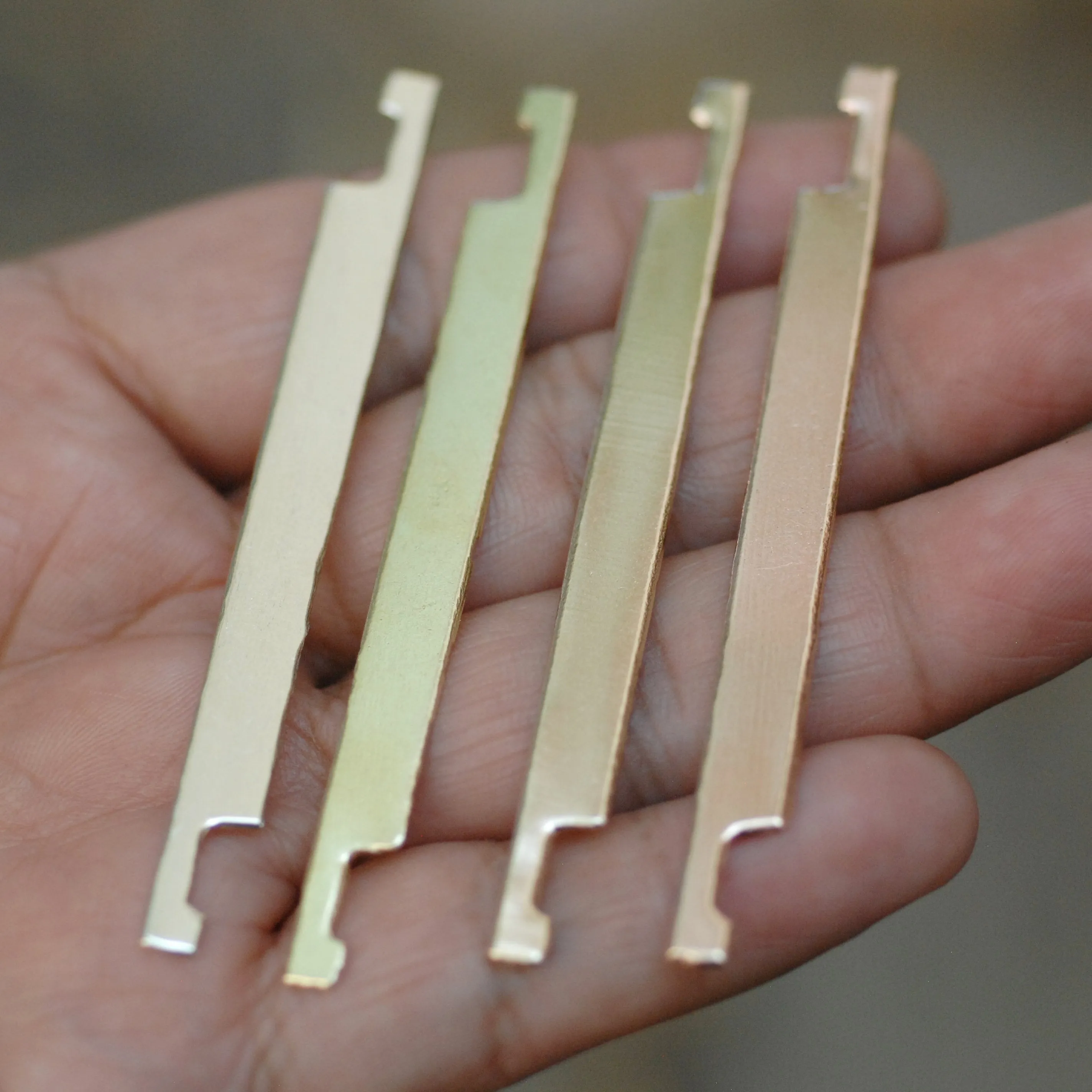 Adjustable Ring band blank copper, brass, bronze, nickel silver 20g 22g for making rings