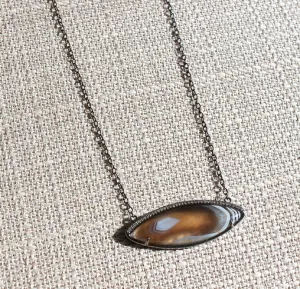 Agate Pendant Necklace