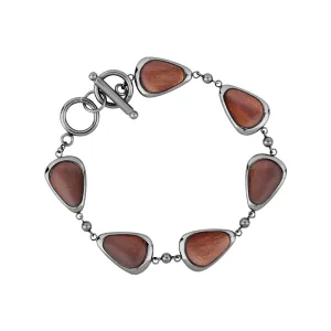 Ancient Kauri Drop Bracelet - Gunmetal