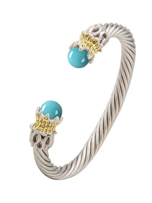Aqua Viva Large Wire Cuff