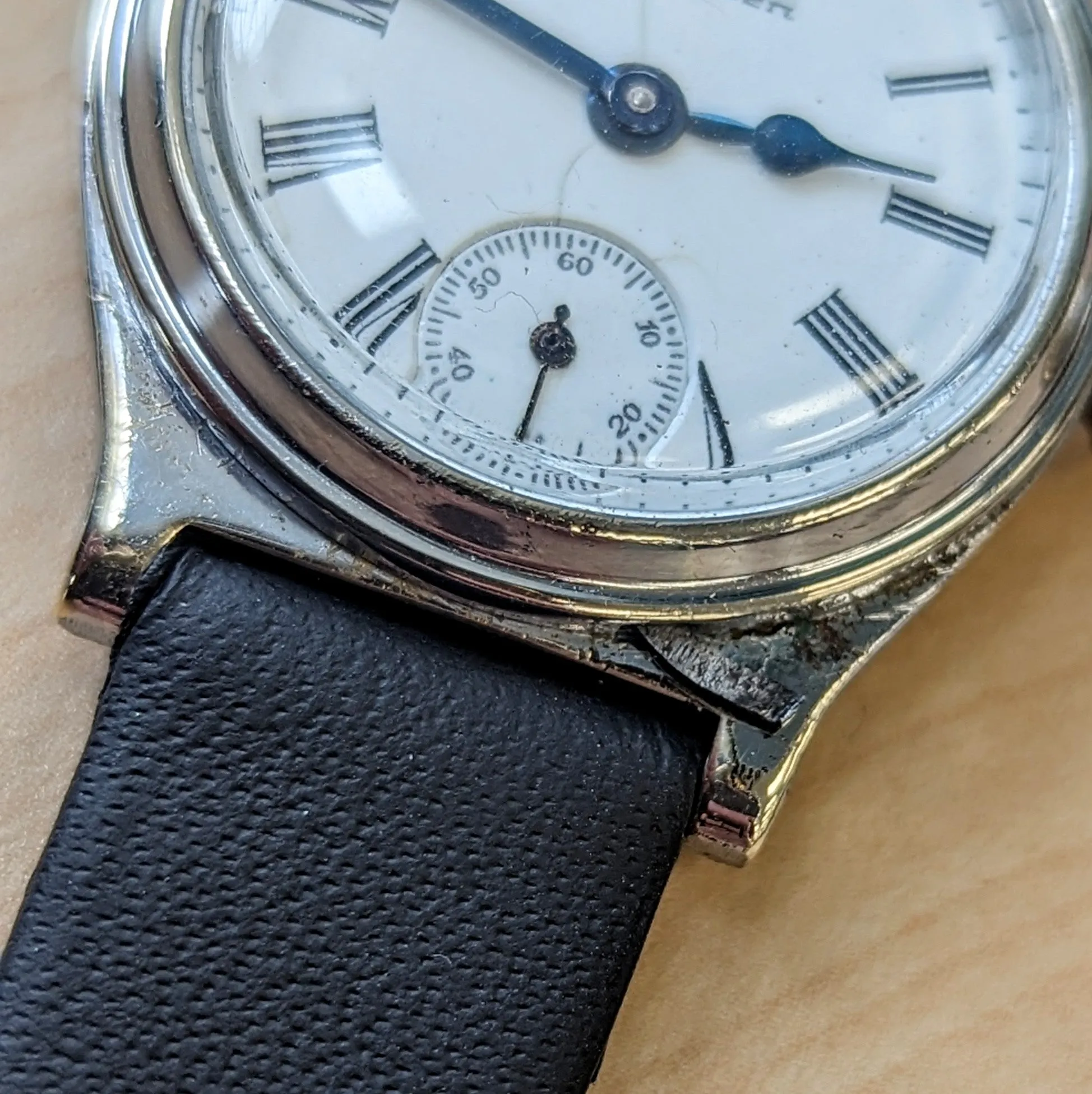 Art Deco HAMPDEN Wristwatch Grade Diadem Lever Set 15 Jewels Model 3 U.S.A. Watch