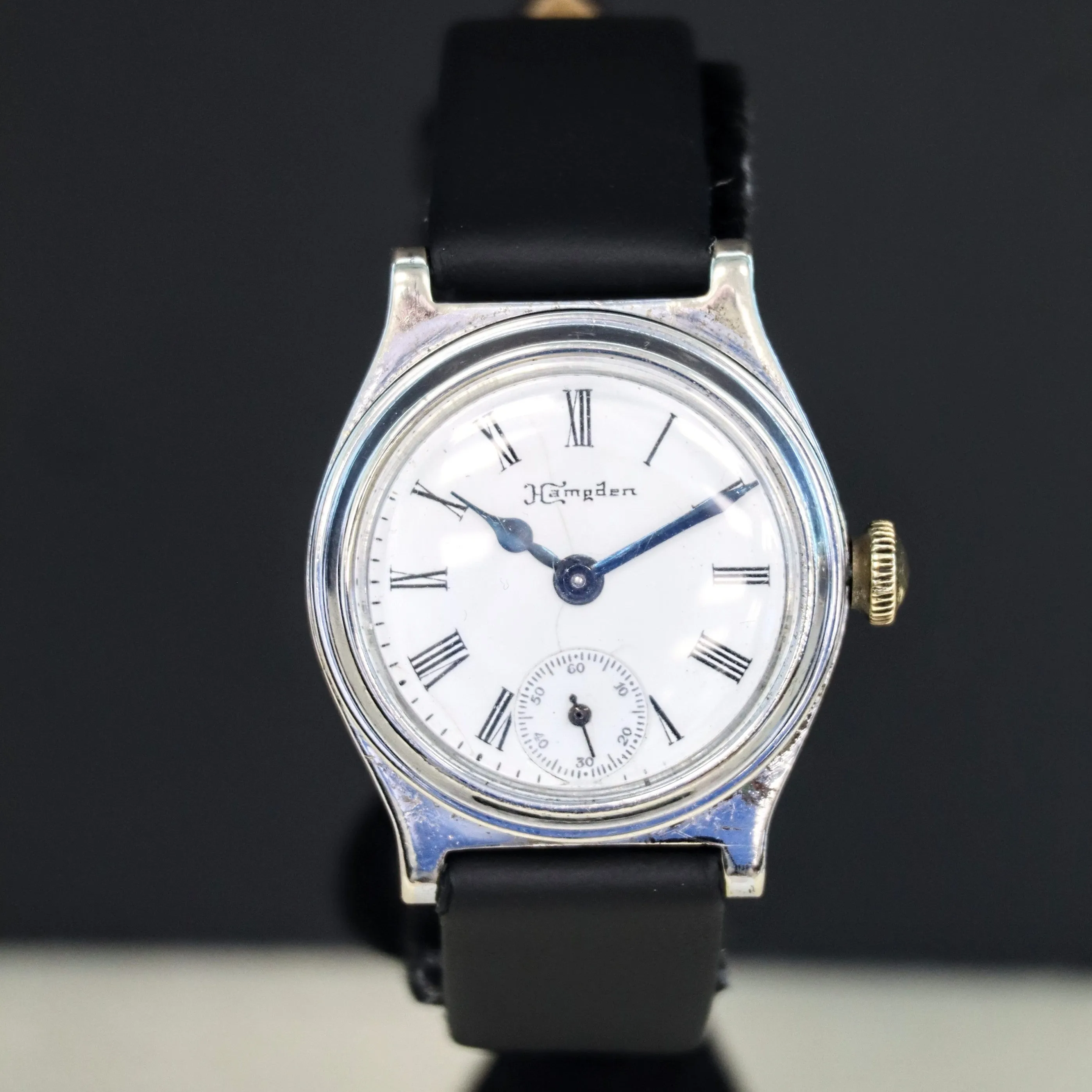 Art Deco HAMPDEN Wristwatch Grade Diadem Lever Set 15 Jewels Model 3 U.S.A. Watch