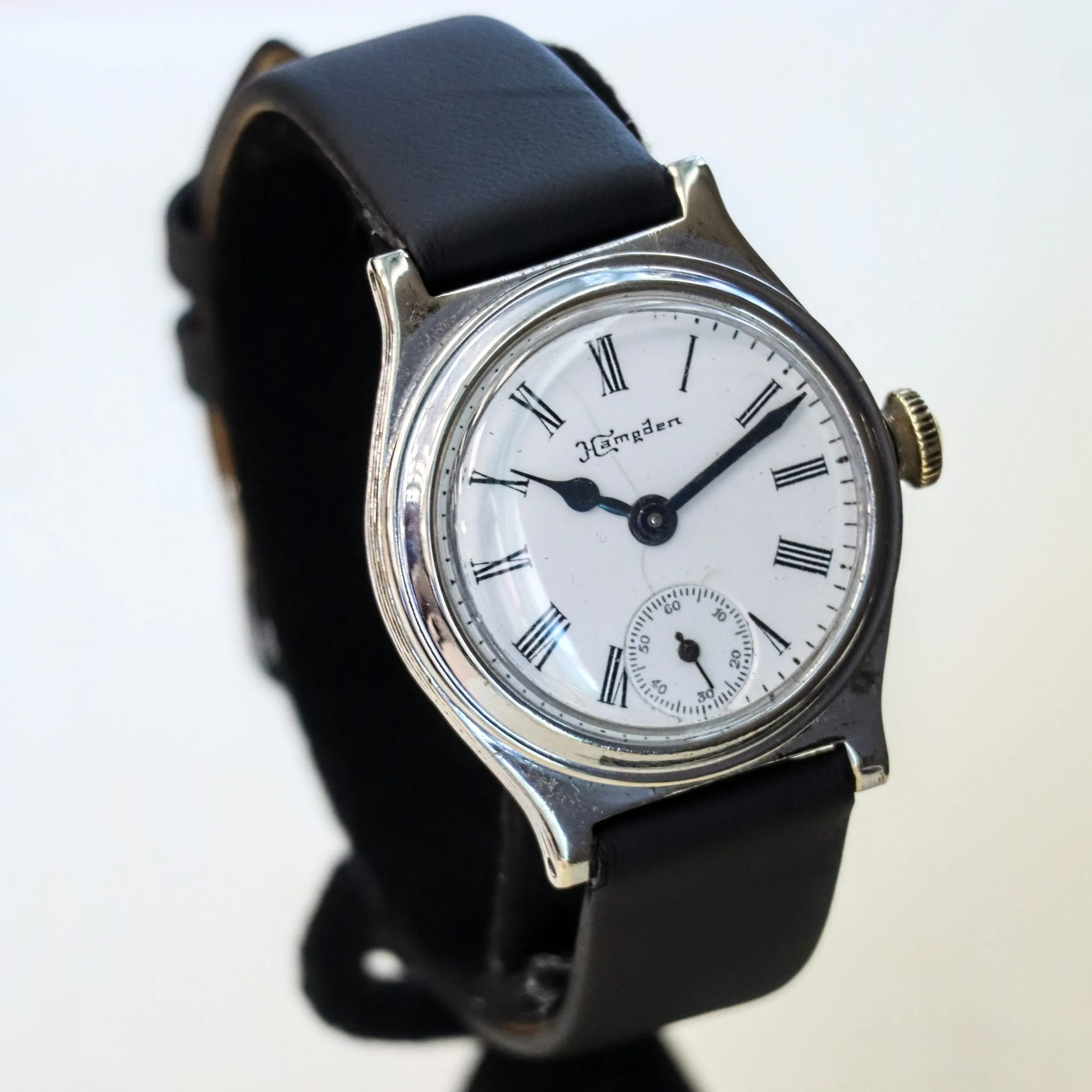 Art Deco HAMPDEN Wristwatch Grade Diadem Lever Set 15 Jewels Model 3 U.S.A. Watch