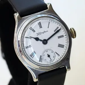 Art Deco HAMPDEN Wristwatch Grade Diadem Lever Set 15 Jewels Model 3 U.S.A. Watch