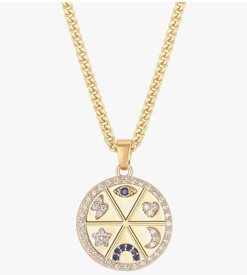 Astrological Charm Pendant Necklace