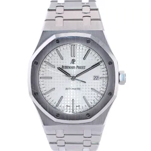 Audemars Piguet Royal Oak 41mm Steel 15400ST White Dial Watch