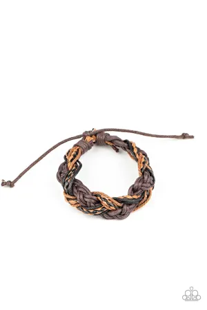 Badlands Wanderer Brown Paparazzi Bracelet