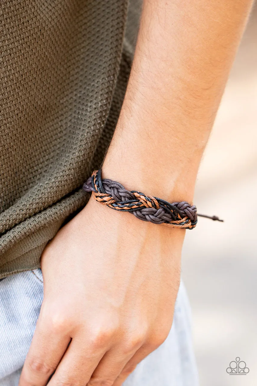 Badlands Wanderer Brown Paparazzi Bracelet