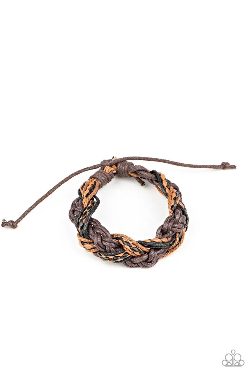 Badlands Wanderer Brown Paparazzi Bracelet