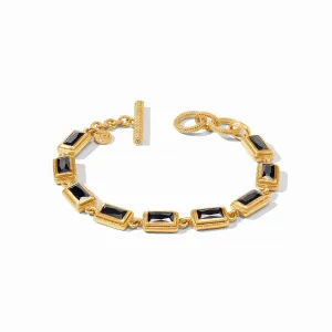 Baguette Tennis Bracelet (Obsidian Black)