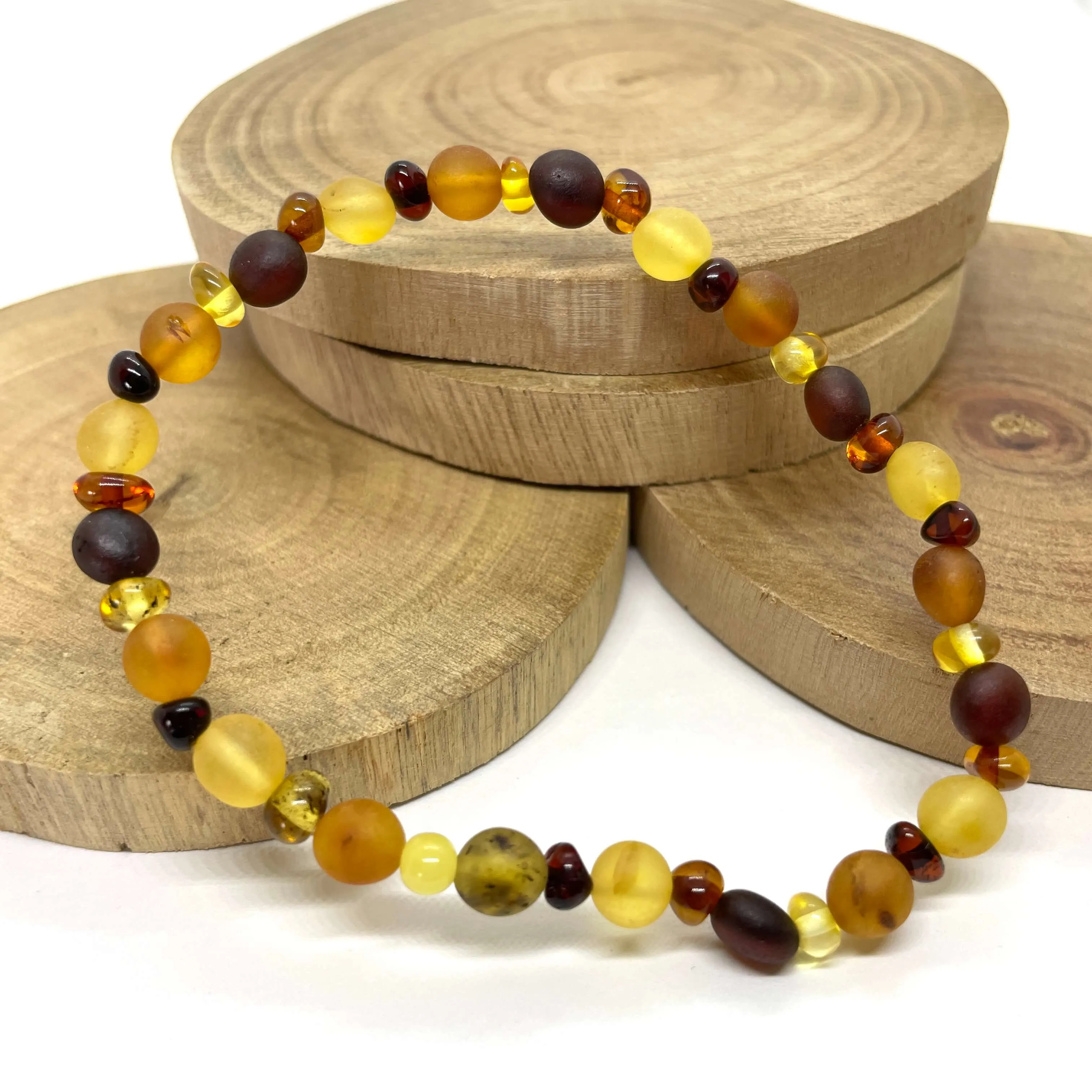 Baltic Amber Beaded Bracelet