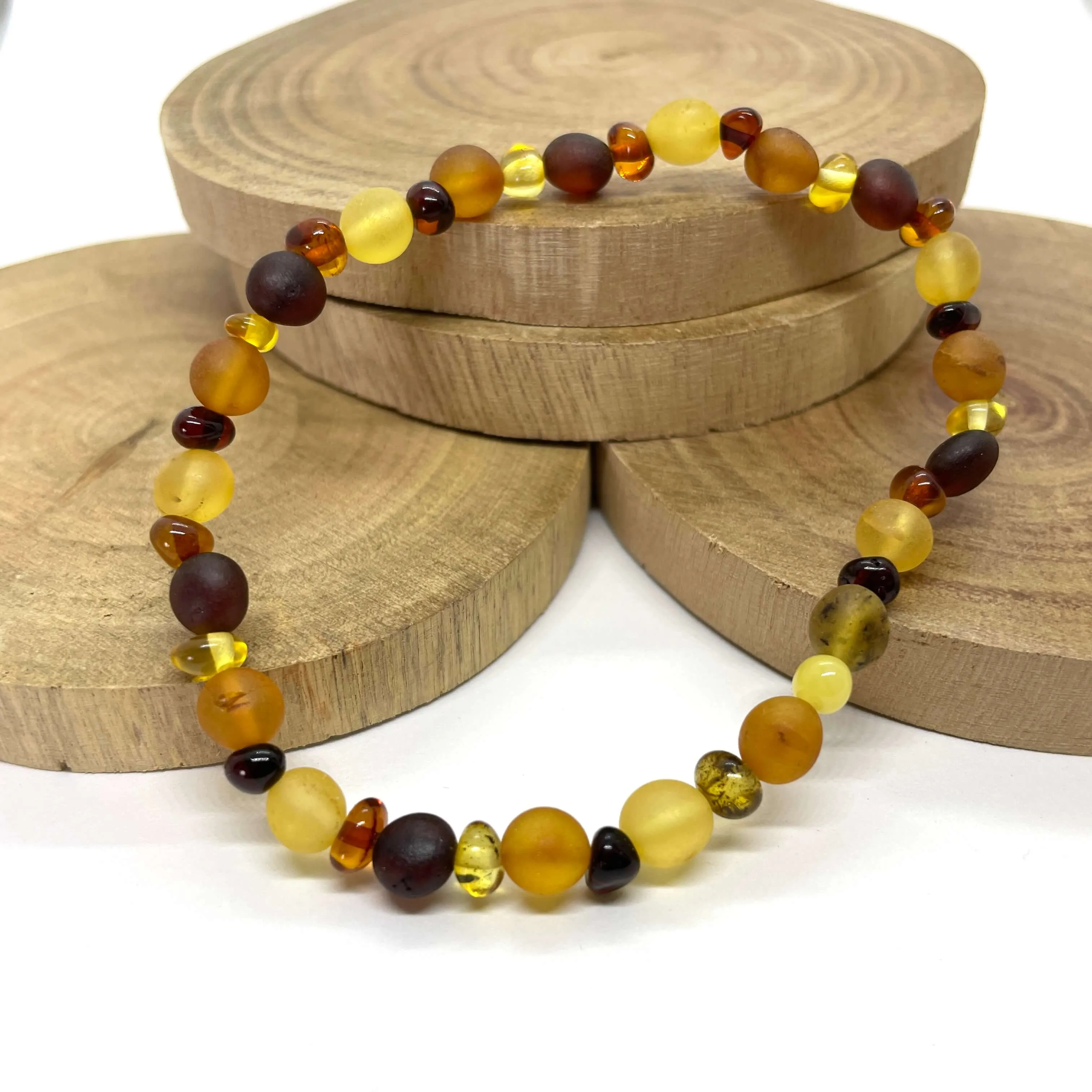 Baltic Amber Beaded Bracelet