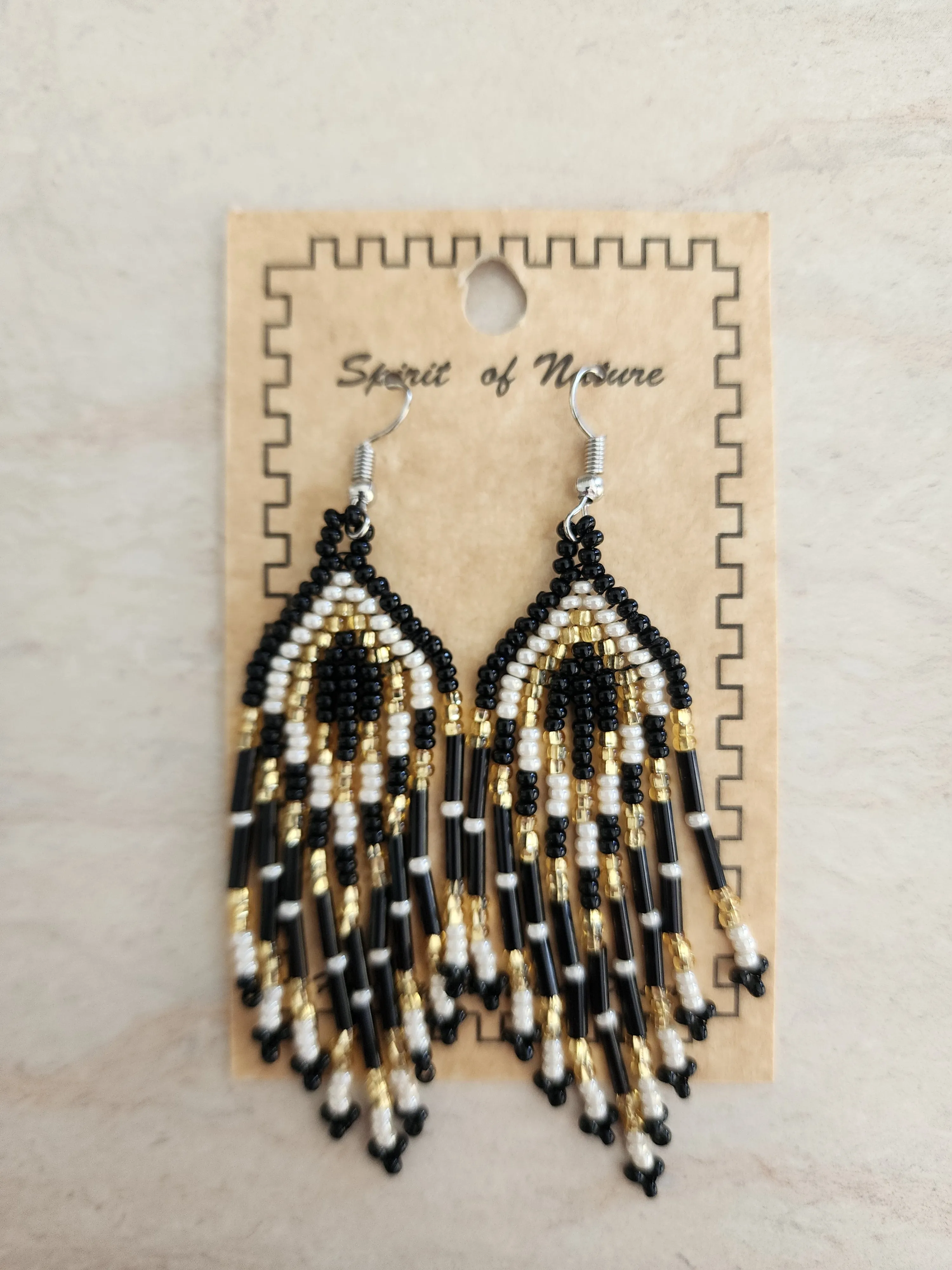 Beaded - Dangle Earrings - Assorted Colours