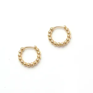 Beaded Hinged Huggies