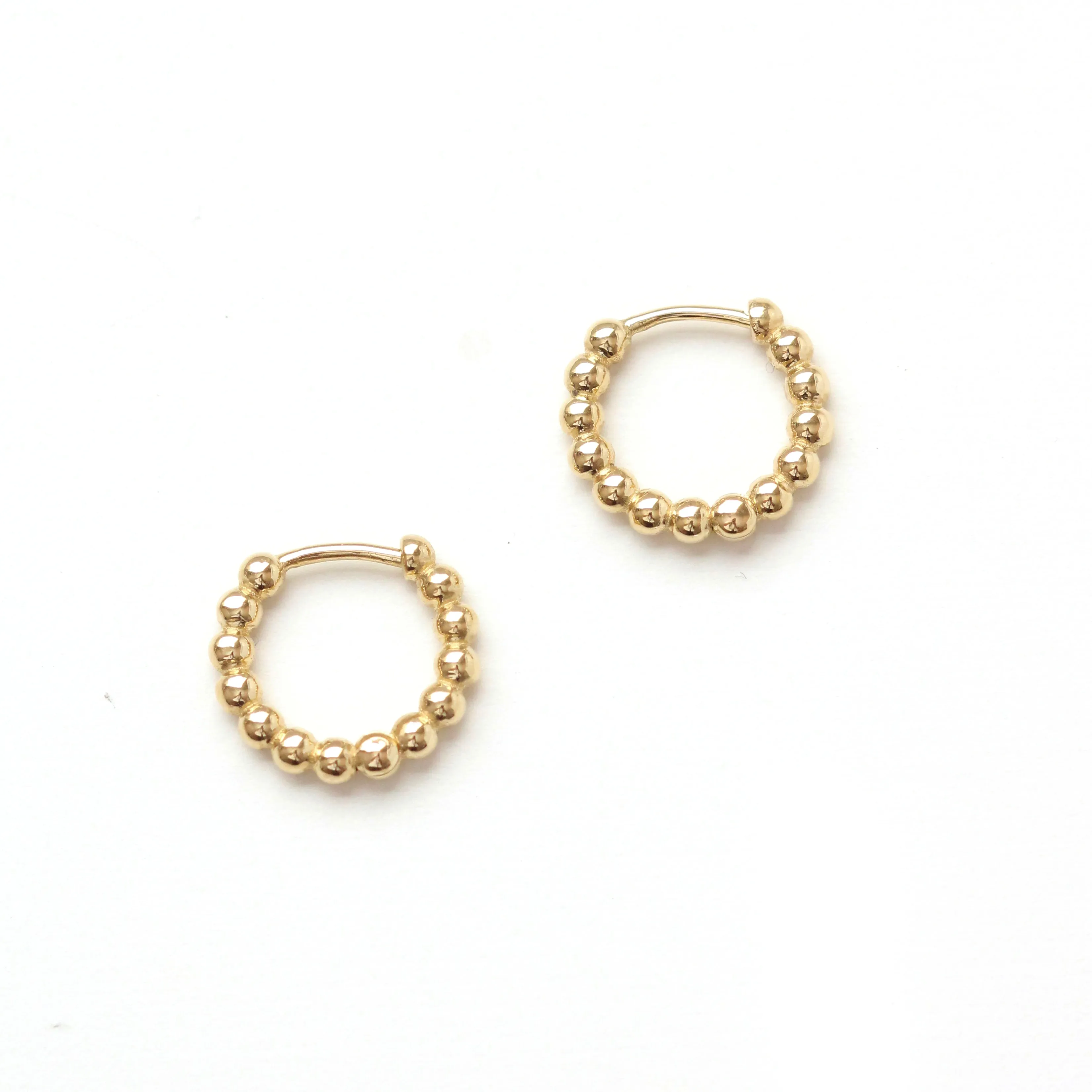 Beaded Hinged Huggies