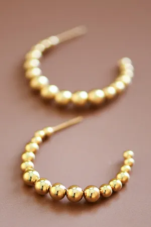 Beaded Hoop Earring