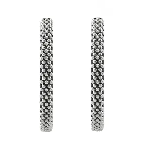 Beaded Hoop Earrings