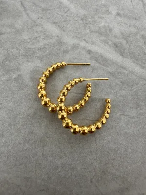 Beaded Hoop Earrings