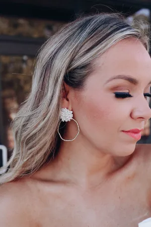 Beaded Pearl Earrings by Taylor Shaye