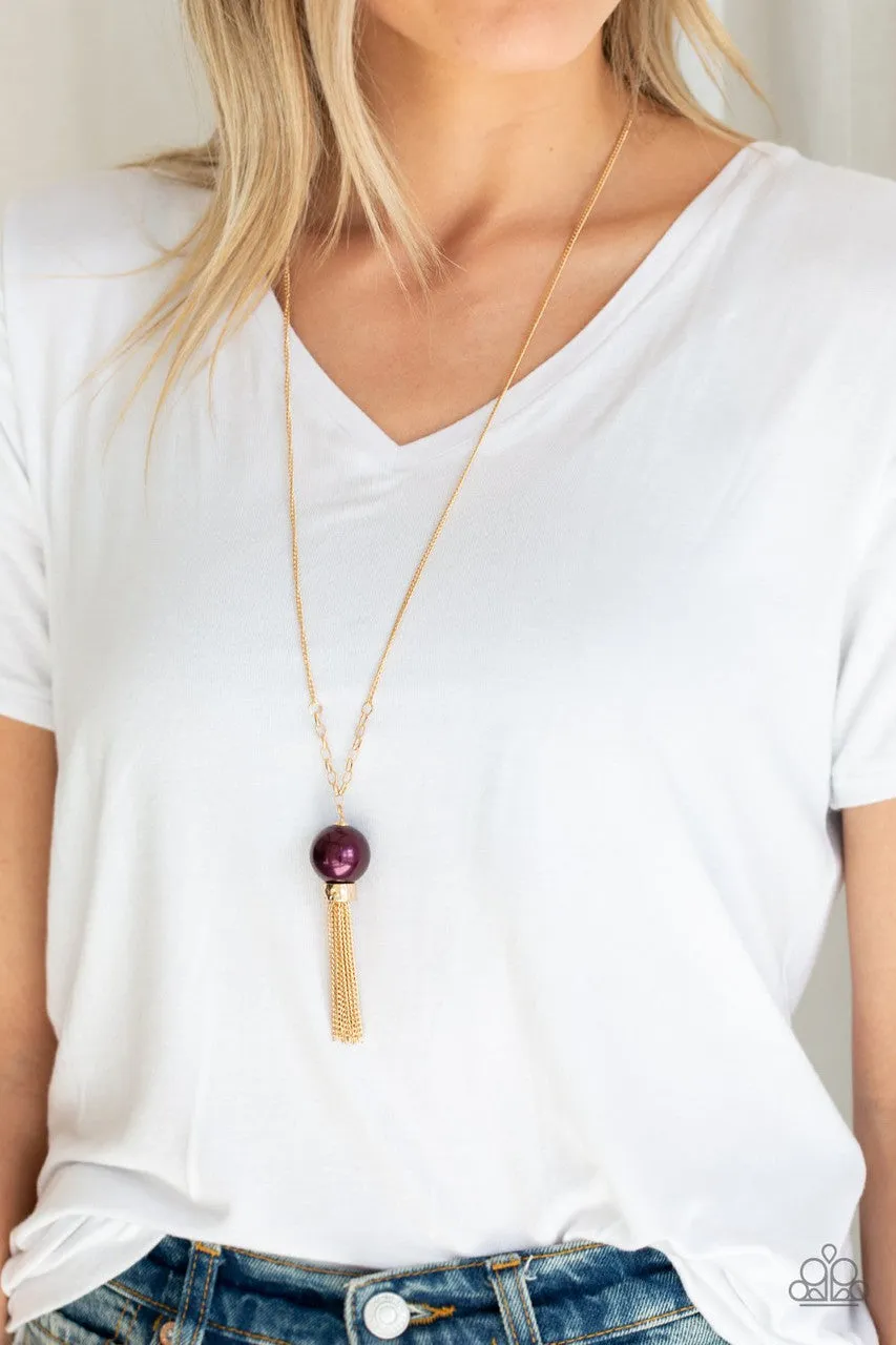 Belle of the BALLROOM Purple Paparazzi Necklace