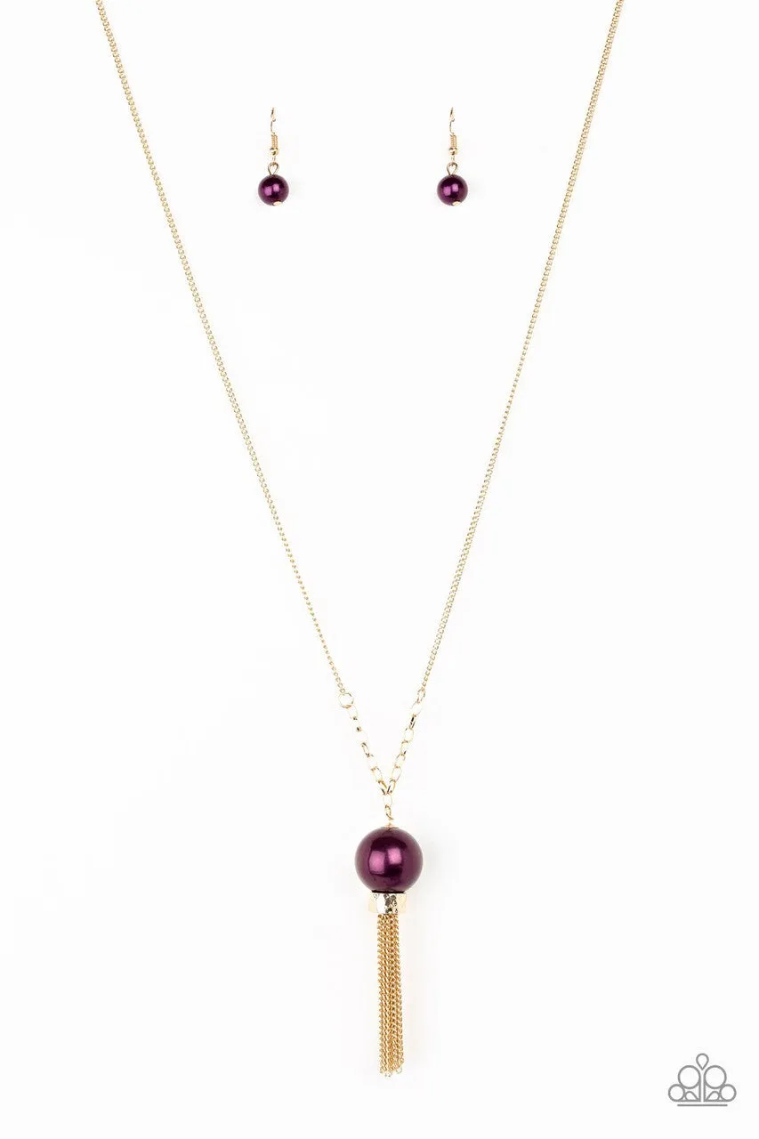 Belle of the BALLROOM Purple Paparazzi Necklace
