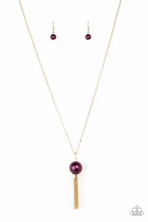 Belle of the BALLROOM Purple Paparazzi Necklace