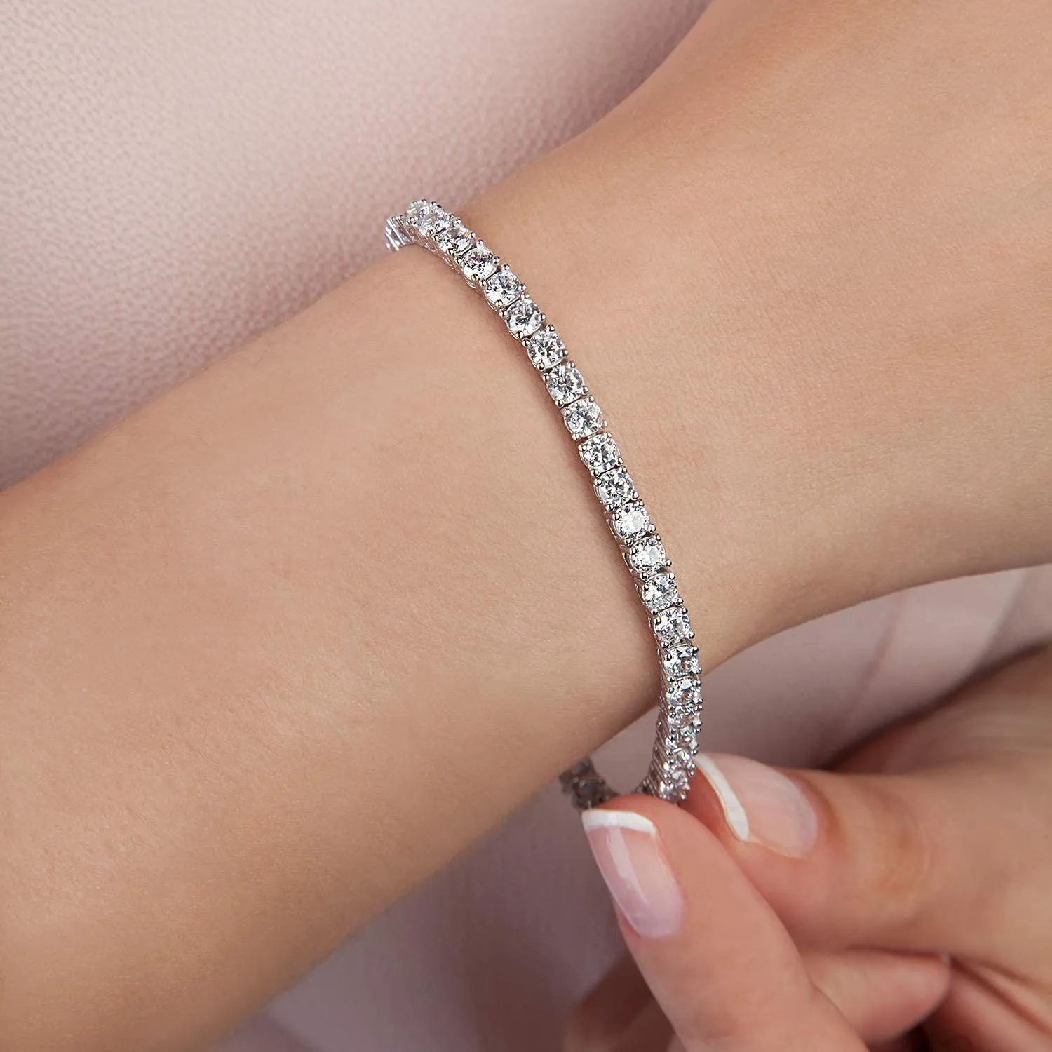 Best Bitches Diamond Tennis Bracelet