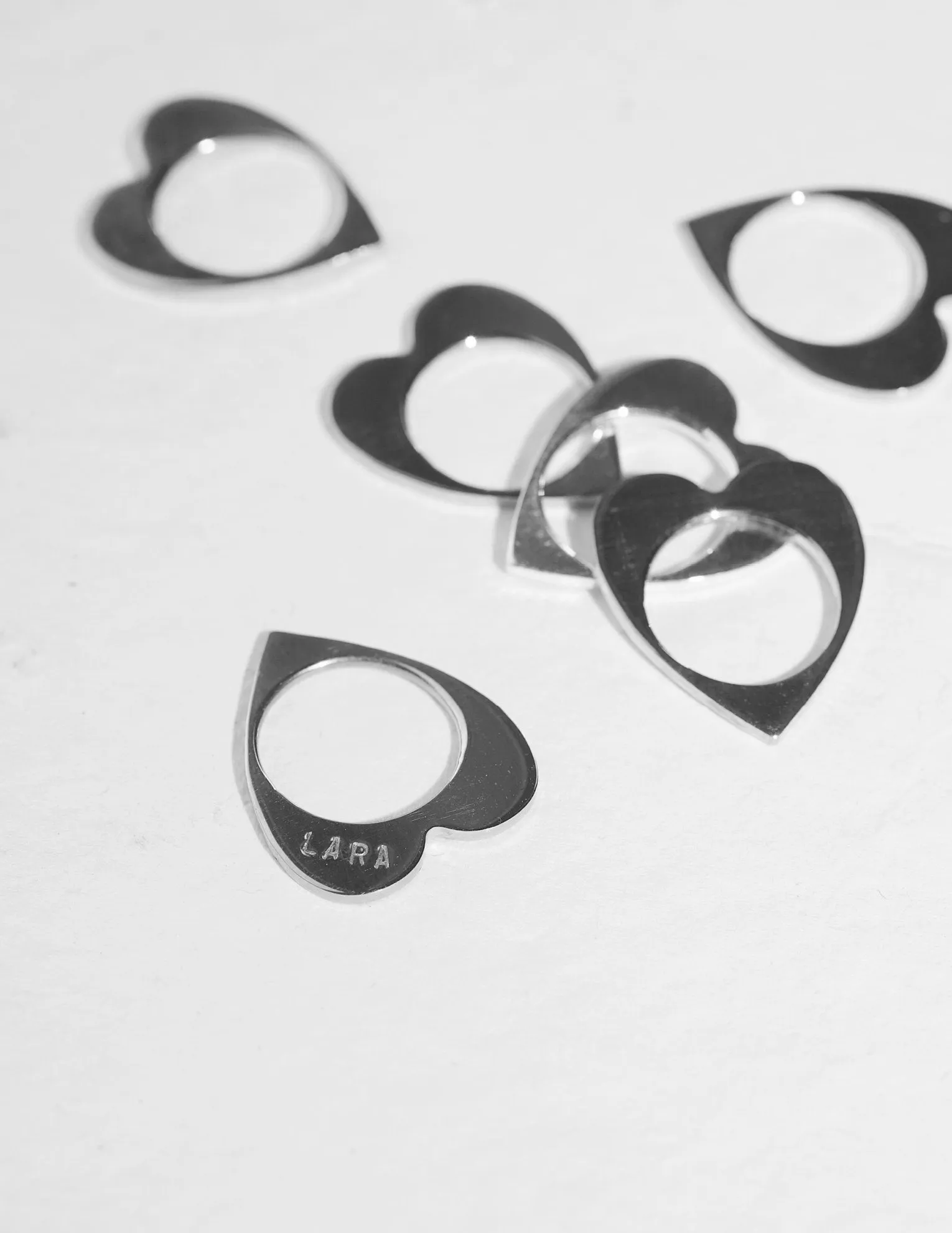 Big Heart Necklace <br> Silver