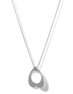Big Heart Necklace <br> Silver