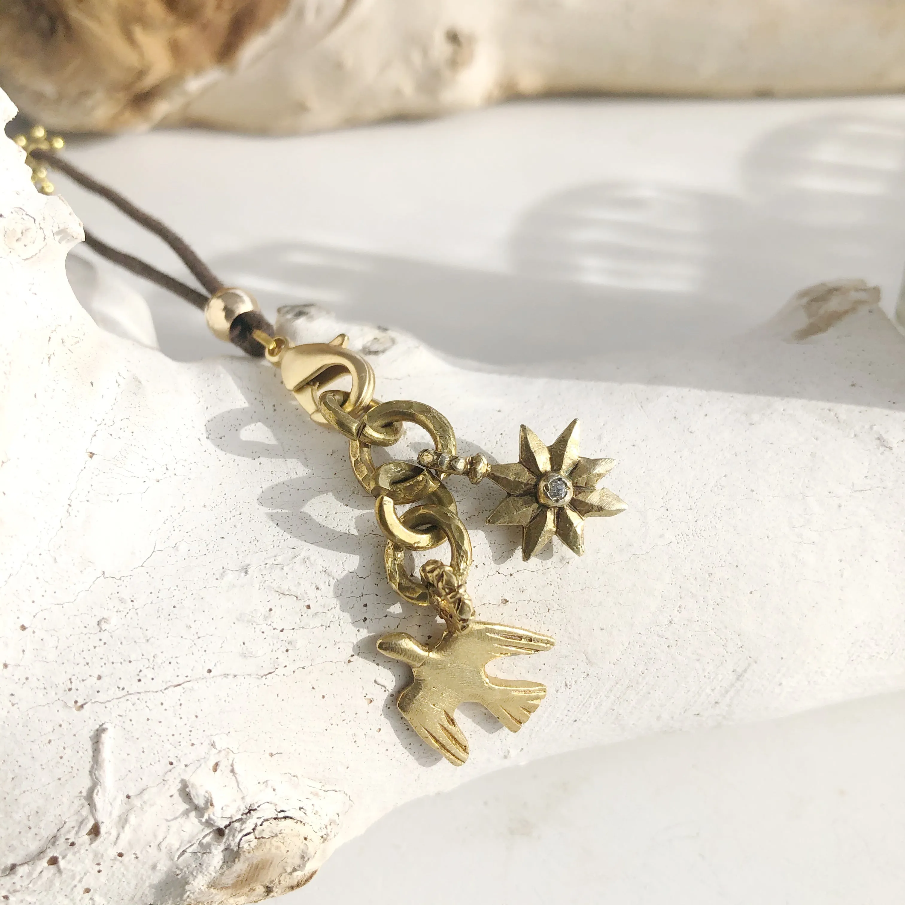 Bird & Star Adjustable Necklace