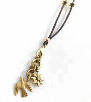 Bird & Star Adjustable Necklace