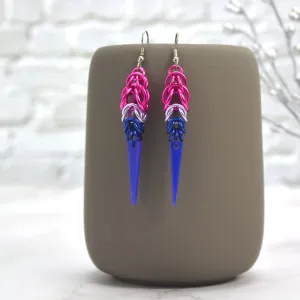 Bisexual Pride - Spike Earrings