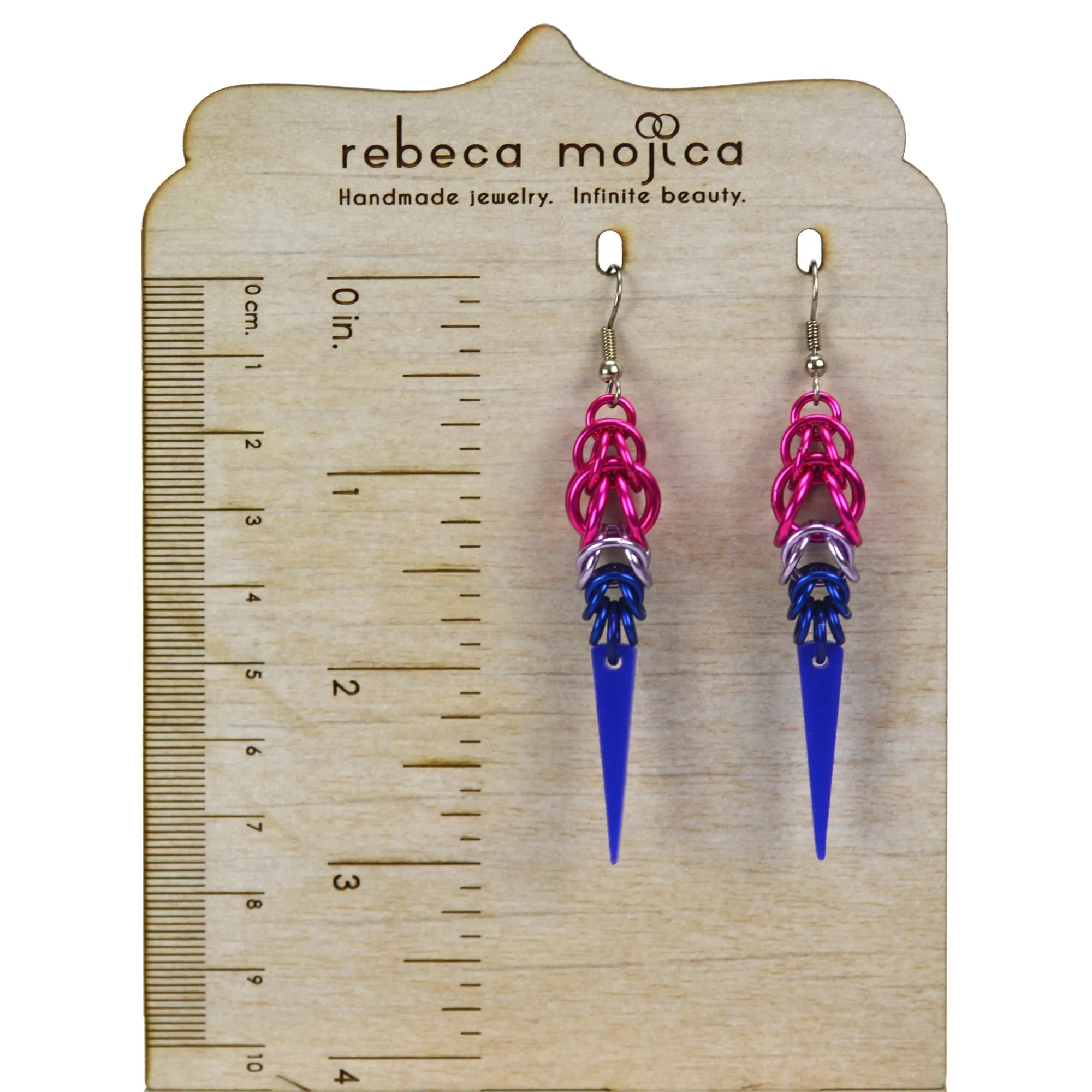 Bisexual Pride - Spike Earrings