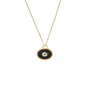 Black Evil Eye Necklace