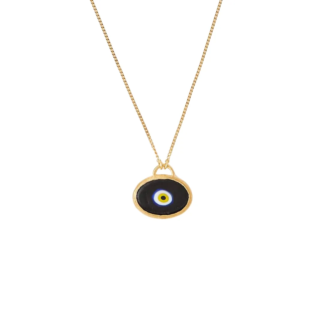 Black Evil Eye Necklace