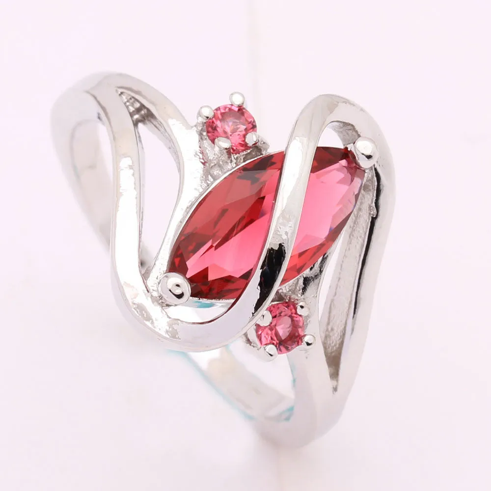 Black Gun Plated Cubic Zirconia Ring