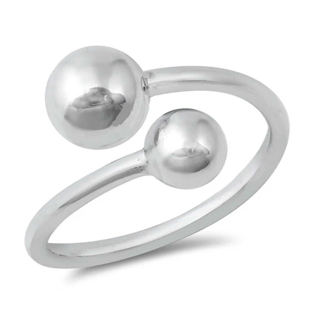 Bold Modern Circle Ring New .925 Sterling Silver Band Sizes 5-10