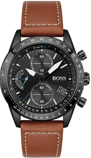 Boss Watch Pilot Edition Chrono Mens