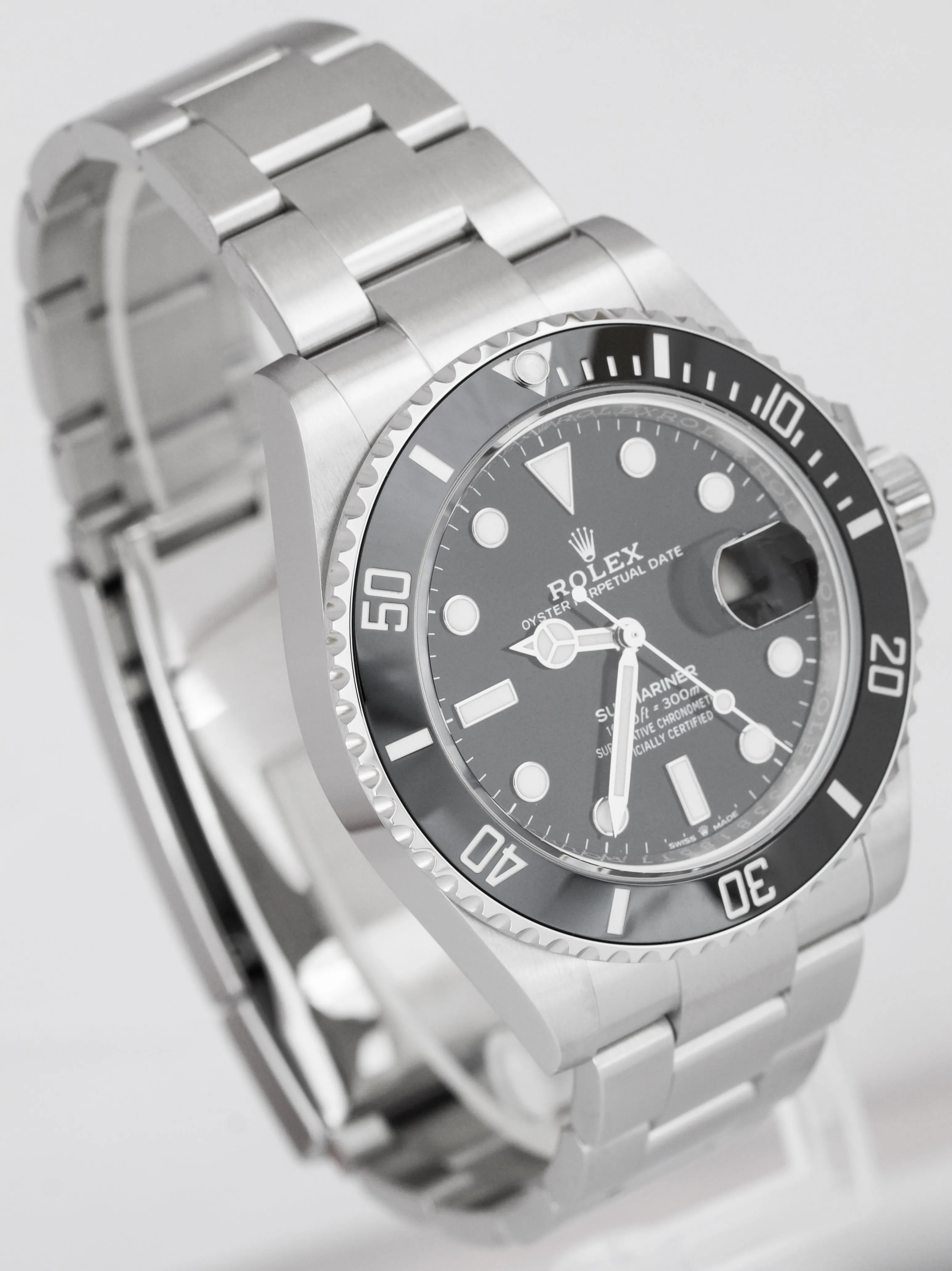 BRAND NEW 2021 Rolex Submariner 41mm Date Steel Black Ceramic Watch 126610 LN