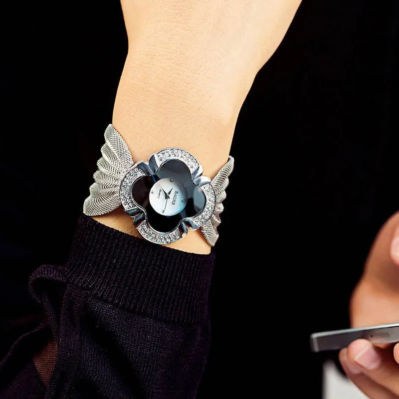 Bright Diamond Butterfly Net Watch