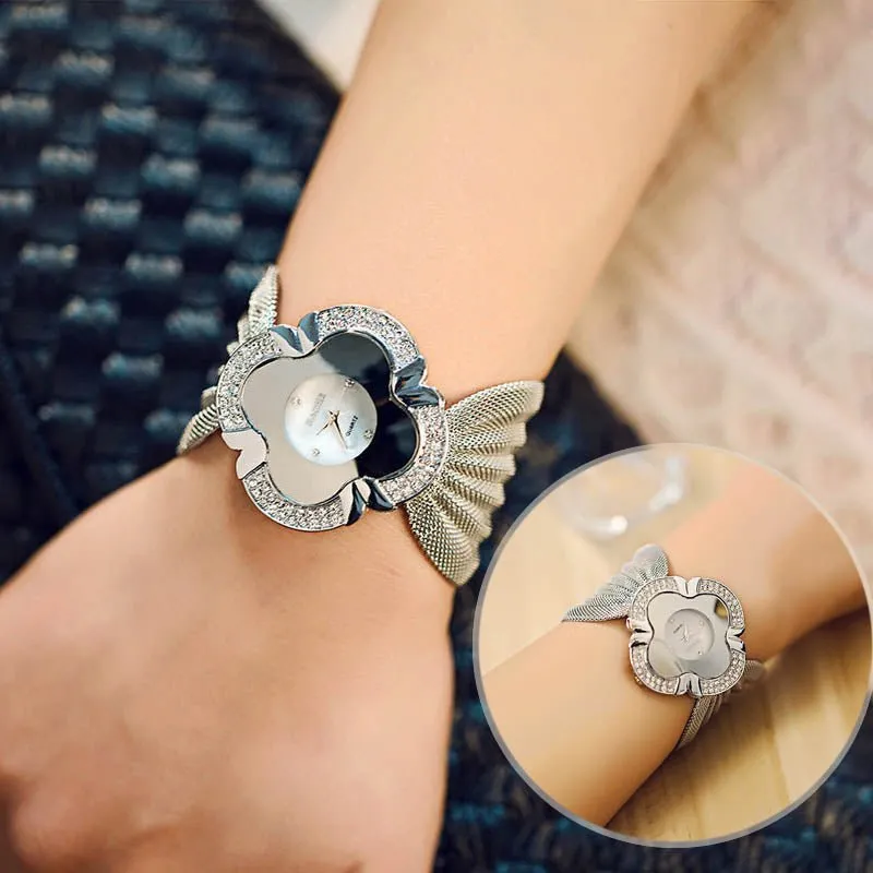 Bright Diamond Butterfly Net Watch