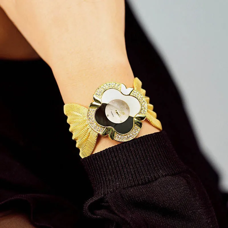 Bright Diamond Butterfly Net Watch