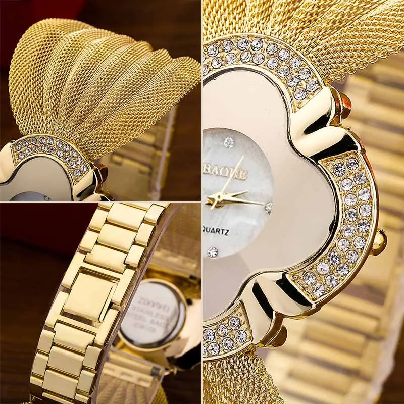 Bright Diamond Butterfly Net Watch