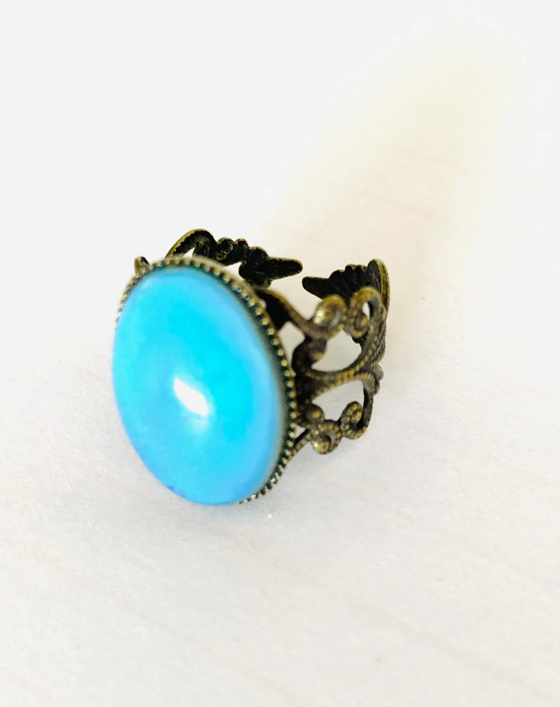 Bronzed Brass Mood Ring