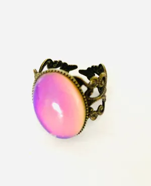 Bronzed Brass Mood Ring