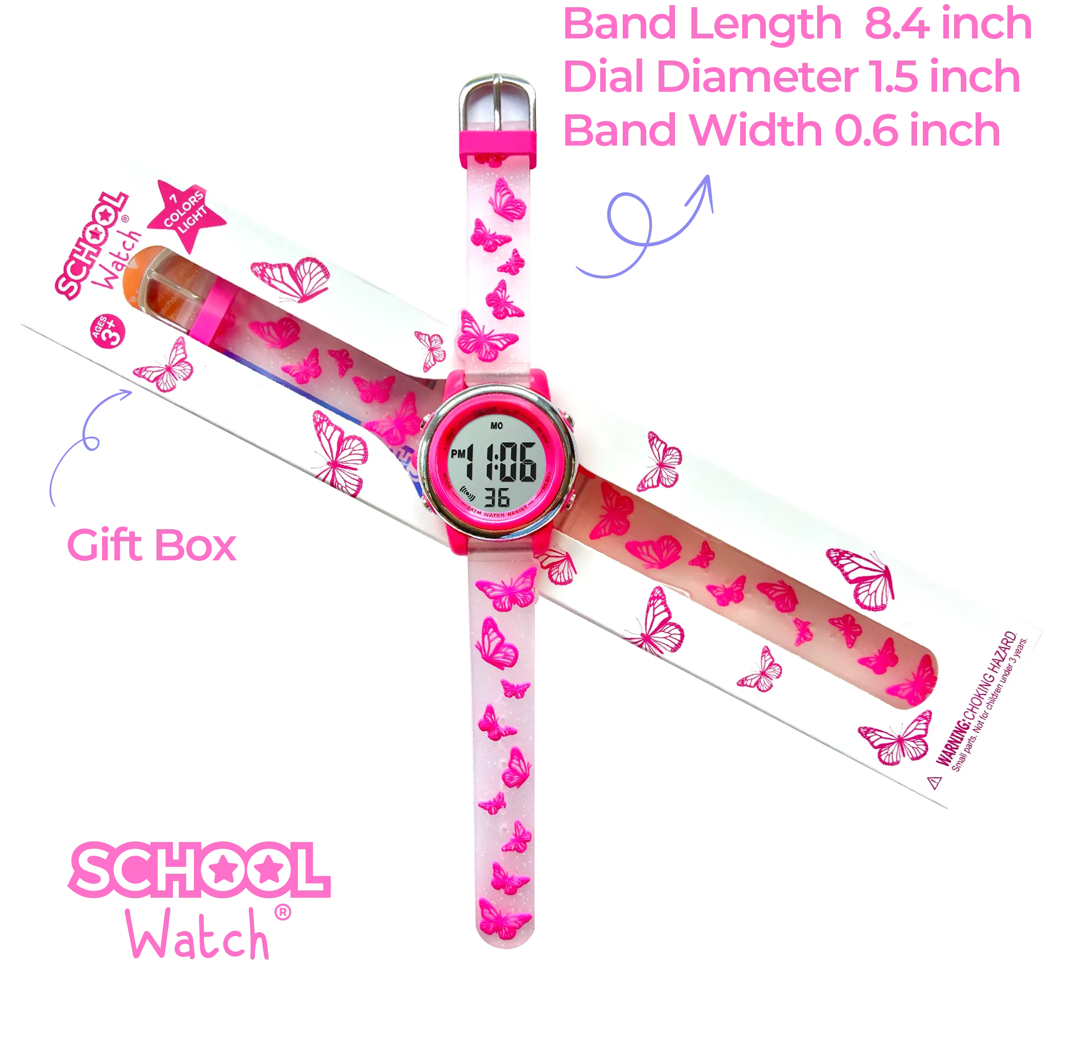 Butterfly Light Up Watch