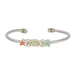 Caraíba Collection Starfish Single Wire Cuff Bracelet