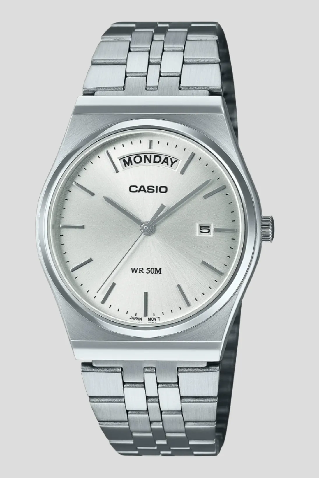 CASIO VINTAGE MTPB146D-7A WATCH - SILVER