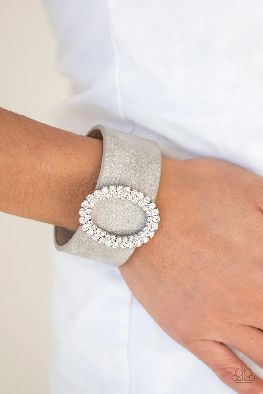 Center Stage Starlet Silver Paparazzi Bracelet