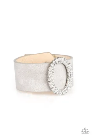Center Stage Starlet Silver Paparazzi Bracelet